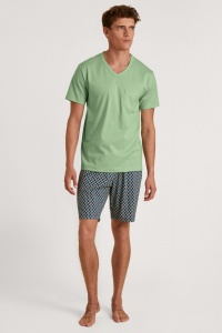 Мужская пижама CALIDA Relax Imprint 3 (Зеленый)
