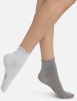 Комплект женских носков DIM Dim Modal (2 пары) (Ледяной Синий/Бетон) фото превью 1
