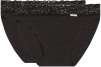 Женские трусы-слипы DIM Coton Plus F?minine (2шт) (Черный/Черный) фото превью 1