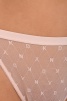 Женские трусы-бикини DKNY Monogram Mesh (Розовый) фото превью 4