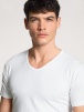 Мужская футболка CALIDA Pure & Style (Белый) фото превью 3