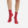 Женские носки DIM Madame (Малиново-Красный люрекс) фото превью 1