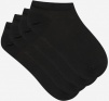Комплект женских носков DIM Light Cotton (2 пары) (Черный/Черный) фото превью 2