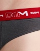 Комплект мужских трусов-слипов DIM Cotton Stretch (3шт) (Серый/Красный/Черный) фото превью 4