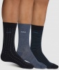 Комплект мужских носков DIM Cotton Style (3 пары) (Синий/Джинсовый/Голубой) фото превью 1