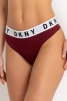 Женские трусы-стринги DKNY Cozy Boyfriend (Коричневый) фото превью 1
