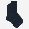 Комплект женских носков DIM Mercerized Cotton (2 пары) (Синий) фото превью 2