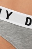 Женские трусы-стринги DKNY Cozy Boyfriend (Серый) фото превью 3