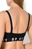 Бюстгальтер DKNY Cozy Boyfriend (Черный-Белый) фото превью 2