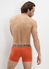 Комплект мужских трусов-боксеров DIM 3D Stay and Fit (2шт) (Оранжевый/Синий) фото превью 3