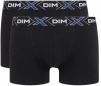 Комплект мужских трусов-боксеров DIM X-Temp (2шт) (Черный/Черный) фото превью 1