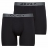Комплект мужских трусов-боксеров JOCKEY (2шт) (Черный) фото превью 1