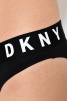 Женские трусы-слипы DKNY Cozy Boyfriend (Черный-Белый) фото превью 3