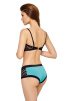 Женские плавки-слипы MARC AND ANDRE Sport Collection (Черный, Голубой) фото превью 2