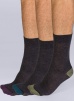 Комплект мужских носков DIM Cotton Style (3 пары) (Антрацит) фото превью 1