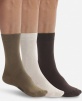 Мужские носки DIM Basic Cotton (3 пары) (Хаки/Коричневый/Бежевый) фото превью 1