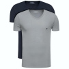 Комплект мужских футболок EMPORIO ARMANI (2шт) (Grigio/Marine 13742) фото превью 1
