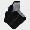 Комплект женских носков DIM EcoDim Style (4 пары) (Черный/Белый/Синий) фото превью 2