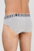Комплект мужских трусов-слипов BIKKEMBERGS Essential (2шт) (Серый) фото превью 2