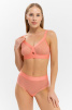 Бюстгальтер-бралетт с мягкой чашкой DKNY Sheers (Коралловый) фото превью 3
