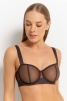 Бюстгальтер с мягкой чашкой DKNY Sheers (Коричневый) фото превью 1