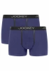 Комплект мужских трусов-боксеров JOCKEY Chafe Proof Pouch (2шт) (Синий) фото превью 1