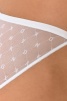 Женские трусы-бикини DKNY Monogram Mesh (Белый) фото превью 4