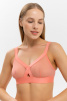 Бюстгальтер-бралетт с мягкой чашкой DKNY Sheers (Коралловый) фото превью 1