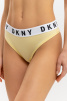 Женские трусы-стринги DKNY Cozy Boyfriend (Желтый) фото превью 1