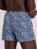 Мужские трусы-шорты HANRO Fancy Jersey (Темный-Синий) фото превью 2