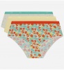 Женские трусы-шорты DIM Les Pockets (3шт) (Лот Цветочный шелк) фото превью 1