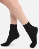 Комплект женских носков DIM Basic Cotton (2 пары) (Черный/Черный) фото превью 1