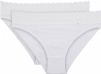 Женские трусы-слипы DIM Coton Plus F?minine (2шт) (Белый/Белый) фото превью 1