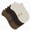 Комплект мужских носков DIM Classic Cotton (3 пары) (Хаки/Коричневый/Бежевый) фото превью 2