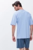Мужская футболка MEY Springvale (Голубой) фото превью 2