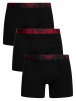 Комплект мужских трусов-боксеров EMPORIO ARMANI (3шт) (Black/Black/Black mc406) фото превью 1