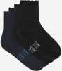 Комплект женских носков DIM Dim Modal (2 пары) (Черный/Синий) фото превью 2