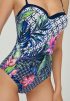 Слитный купальник пуш-ап с плотной чашкой MARC AND ANDRE Sea Adventures (Синий, Белый) фото превью 4