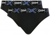 Комплект мужских трусов-слипов DIM X-Temp (2шт) (Черный/Черный) фото превью 1