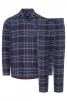 Мужская пижама JOCKEY Everyday Flannel (Синий) фото превью 1