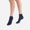 Комплект женских носков DIM Mercerized Cotton (2 пары) (Синий) фото превью 1