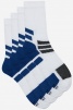Комплект мужских носков DIM X-Temp Sport (2 пары) (Белый/Синий) фото превью 2