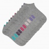 Комплект женских носков DIM EcoDim (5 пар) (Серый) фото превью 2