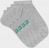 Комплект женских носков DIM Green (2 пары) (Серый) фото превью 2