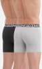 Комплект мужских трусов-боксеров DIM 3D Flex Air (2шт) (Черный/Серый) фото превью 3