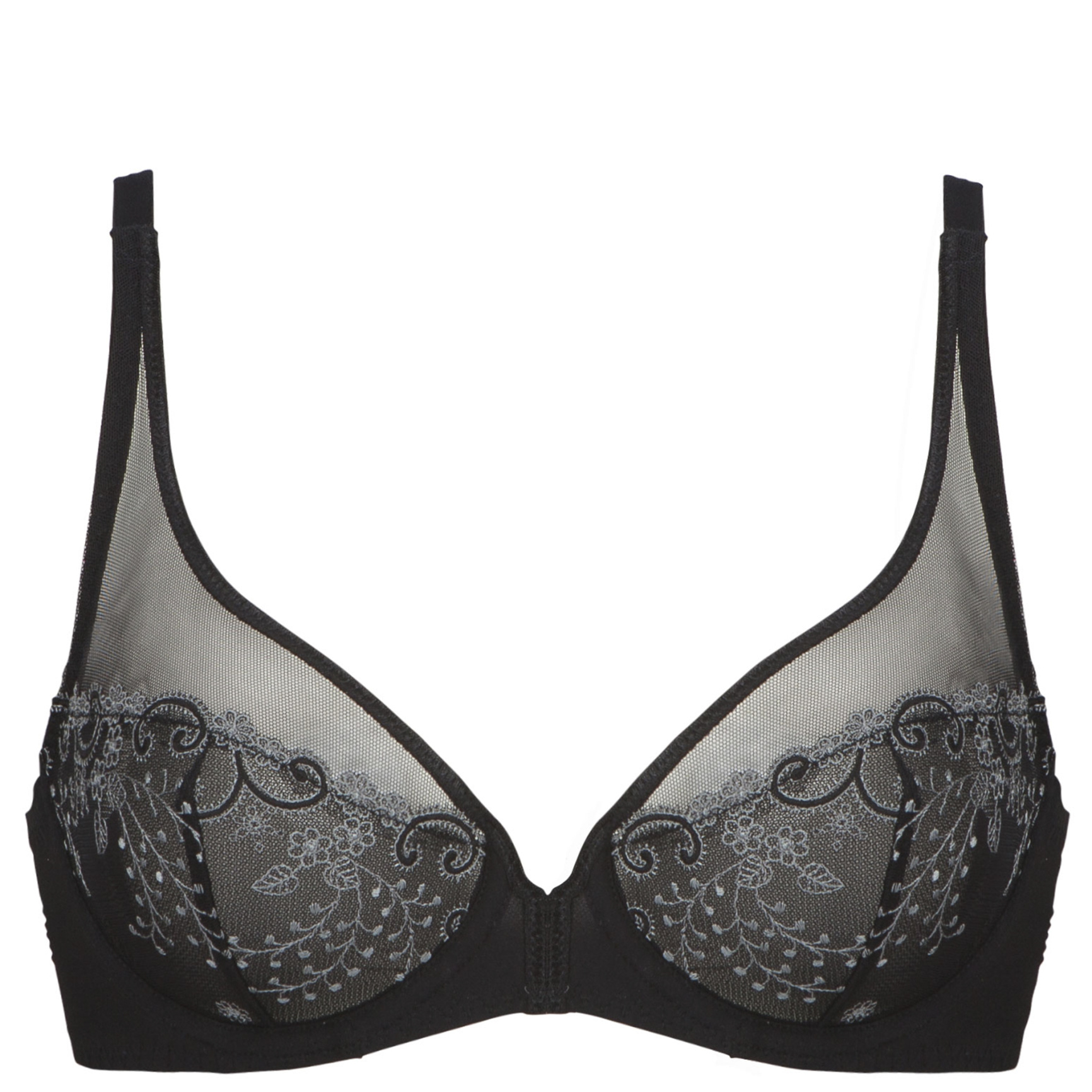 Бюстгальтер simone. Бюстгальтер Simone Perele 15c330, 80dd черный.