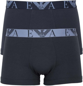 Комплект мужских трусов-боксеров EMPORIO ARMANI (2шт) (Marine/Marine 27435)