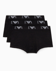 Комплект мужских трусов-боксеров EMPORIO ARMANI (3шт) (Nero/Nero/Nero 21320)