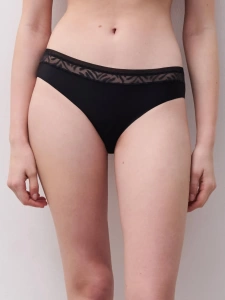 Женские трусы-слипы высокие CHANTELLE Graphic Allure (Черный)
