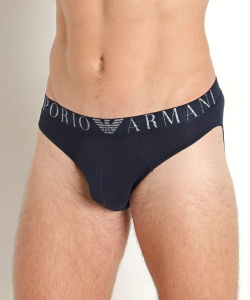 Мужские трусы-слипы EMPORIO ARMANI (Marine 00135)
